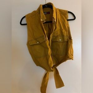 Tommy Hilfinger denim crop top